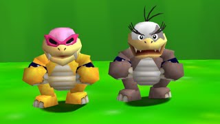 Morton Koopa Jr and Roy Koopa in Mario 64  Full Game 100 Walkthrough [upl. by Dis]