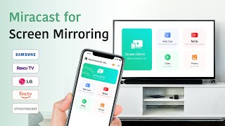 Miracast App Screen Casting and Screen Mirroring to Smart TV  Miracast for Screen Mirroring [upl. by Animsaj759]