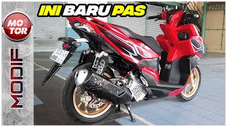 Honda Vario 160 Double Shock Biar Pede Sama Aerox  Motor Plus Modif [upl. by Akla]