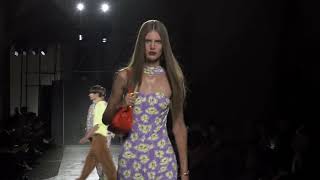 Watch Versace’s Spring 2025 Fashion Show video from Milan Fashion Week f [upl. by Ataynik]