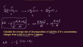 Calculating Average Rate of Reaction [upl. by Orville]