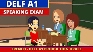 DELF A1 Production orale  French Speaking Exam Practice Preparation for Beginners [upl. by Iderf267]