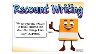 The Recount Writing Pack  Teaching Resources [upl. by Aubry]