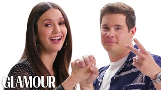 The OutLaws Nina Dobrev amp Adam Devine Take a Friendship Test  Glamour [upl. by Graf65]