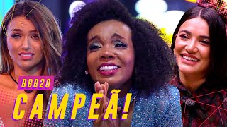 THELMA CAMPEÃ O DISCURSO EMOCIONANTE DA FINAL DO BBB20 😭💛  BIG BROTHER BRASIL 20 [upl. by Romelle]