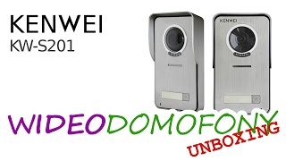 Wideodomofon KENWEI S201C  Odpakowanie Unboxing  Video Door Phone [upl. by Iatnahs]