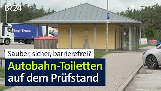 AutobahnToiletten Sauber sicher und barrierefrei  Abendschau  BR24 [upl. by Oiramal]