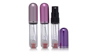 Travalo Refillable Fragrance Atomizer 3pack [upl. by Anelrahc]