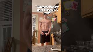 Skinny Guy Transforms into Bigger Skinny Guy motivation lifting bodybuilding shorts iloveyall [upl. by Don]