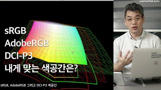 sRGB AdobeRGB DCIP3 색공간을 알아보자 [upl. by Filia]