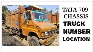 TATA 709 TRUCK CHASSIS NUMBER LOCATION [upl. by Mirna]