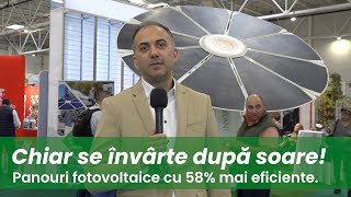 agriculturavideo  Fotovoltaice cu 58 mai eficiente Se învârt după soare Preț redus la Indagra [upl. by Llertrac]