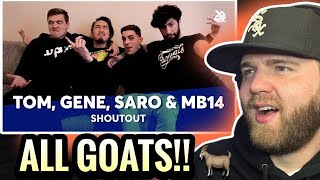 Legends 🐐  TOM THUM GENE SARO amp MB14  Beatbox Is Music Reaction [upl. by Airret]