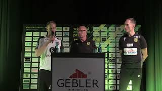 Pressekonferenz VfL Eintracht Hagen vs TV 0507 Hüttenberg [upl. by Uttica]