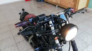 Yamaha Virago XV250 Bobber Final [upl. by Rodrique652]