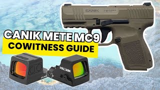 Canik Mete MC9 Optics Guide Fitment amp CoWitness Breakdown [upl. by Aronoh]