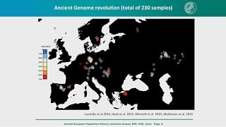 CARTA Ancient DNA and Human Evolution – Johannes Krause Ancient European Population History [upl. by Airdnaxela587]