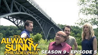 Its Always Sunny 9x5 – Country Mac Jumps Off The Bridge [upl. by Nirihs]