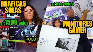 TARJETAS GRAFICAS y MONITORES GAMER  SORTEO GAMER gamer pcgaming computadoras pc [upl. by Bidle313]