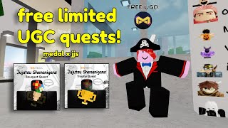 HOW TO GET THE NEW FREE UGC LIMITEDS IN JUJUTSU SHENANIGANS  Roblox Tutorial [upl. by Irret]