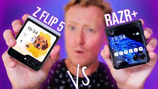 Galaxy Z Flip 5 Vs Razr 40 Ultra Razr Fatally Flawed [upl. by Ashman]