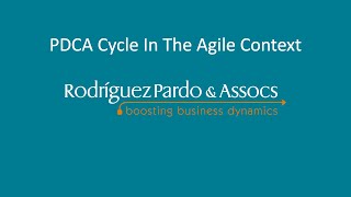 What is the PDCA cycle in the context of Agile value delivery [upl. by Gnues]