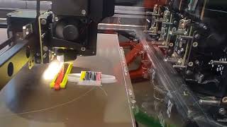 Prusa XL  Multimaterial PetG Pla Tpu test after tools maintenance  Tool changer time lapse [upl. by Salaidh]