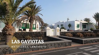 Las Gaviotas Tour  Matagorda  Lanzarote  Canary Islands  August 2022  4K [upl. by Ynelram]