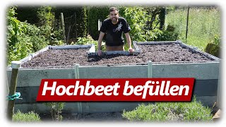 XXL Hochbeet richtig befüllen  Schritt für Schritt Anleitung [upl. by Yedsnil]