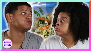 Dominicans Try Guatemalan Food [upl. by Ahsened]