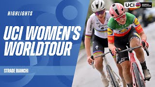 Strade Bianche Highlights  2024 UCI Womens WorldTour [upl. by Yenaj525]