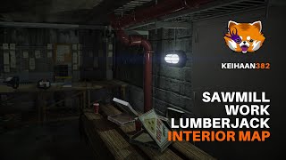 FREE MAP Interior for Sawmill work FiveM [upl. by Enylrac623]