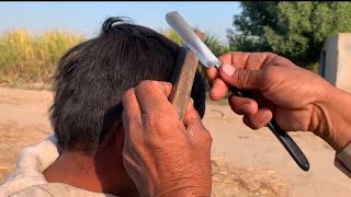 100 Year Old ASMR Fast Hair Cutting With Barber Old [upl. by Ibson352]