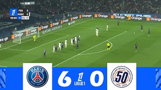 PSG contre Montpellier 60  Ligue 1 McDonalds 202425  Résumé de Match [upl. by Alak]