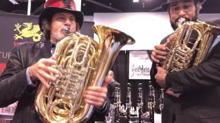 Wessex tornister tubas Jazz at NAMM 2017 [upl. by Aserahs855]