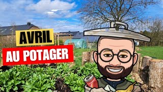 Au potager en avril  Présentation de ma région [upl. by Dupin444]