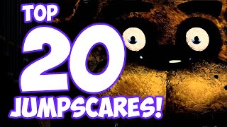 Top 20 JUMPSCARES  Five Nights at Freddys [upl. by Ahseket]