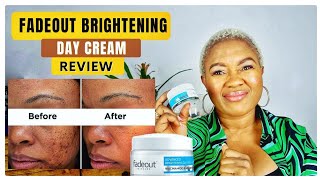 FADEOUT BRIGHTENING DAY CREAM SPF 20 ESTHETICIAN REVIEW [upl. by Enilav244]