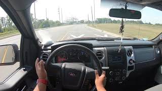 2014 f150 XLT Coyote 50 POV DRIVE [upl. by Inami]