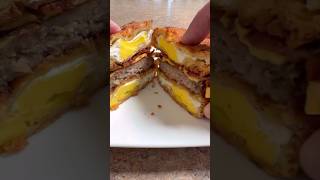 The Best Breakfast Sandwich Ever cooking southern breakfast sandwich egg comfortfood fyp [upl. by Essa21]