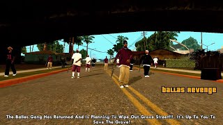 Ballas Revenge Vs Grove Street And Cj Fight Mission In Gta San Andreas gta gtasanandreas [upl. by Staley114]