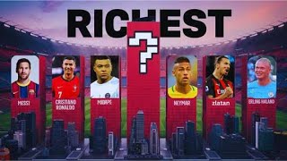 Top 10 Richest Football Players in the World 2024 Shocking Net Worth Revealed Ronaldo Messi Neymar [upl. by Harold760]