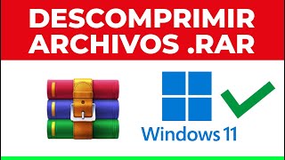 📁 Cómo EXTRAER ARCHIVOS RAR en PC Windows 10 2021 [upl. by Corinne]