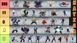 Tier List Hero Rekomendasi Di Build  Jujutsu Kaisen  Sorcerer  Giftcode [upl. by Becca]