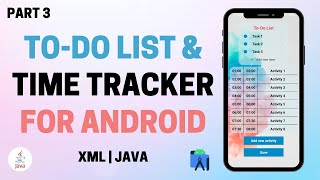 ToDo List and Time Tracker for Android using Java Part 1 [upl. by Elletnahs]