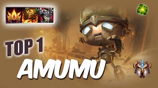 Wild Rift Amumu Top 1  S10 RUSH Challenger ranked game  build [upl. by Philis824]