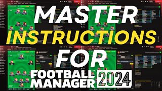 The BEST Instructions For Football Manager Tactics  FM24 Tactics [upl. by Einner465]