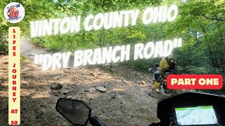 Vinton County Ohio Big Bikes Off Road Dry Branch Rd [upl. by Harat]