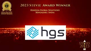 Hinduja Global Solutions is a winner in the 2023 AsiaPacific Stevie® Awards [upl. by Brendon958]