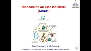 Monoamine Oxidase Inhibitors MAOIs Tranylcypromine Phenelzine Moclobemide Selegiline  Patch [upl. by Mcintosh]